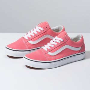 Vans Bayan Spor Ayakkabı Old Skool Pembe/Beyaz | 80295-471